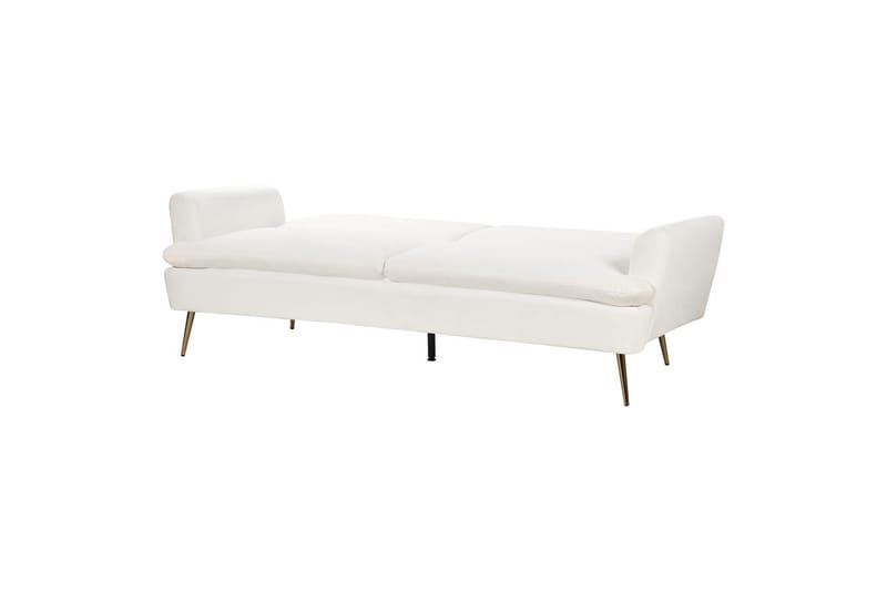 Bäddsoffa Vettre - Vitt, guld - Möbler - Soffa - Bäddsoffa - 3 sits bäddsoffa