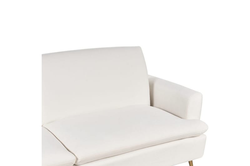 Bäddsoffa Vettre - Vitt, guld - Möbler - Soffa - Bäddsoffa - 3 sits bäddsoffa