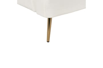Bäddsoffa Vettre - Vitt, guld - Möbler - Soffa - Bäddsoffa - 3 sits bäddsoffa