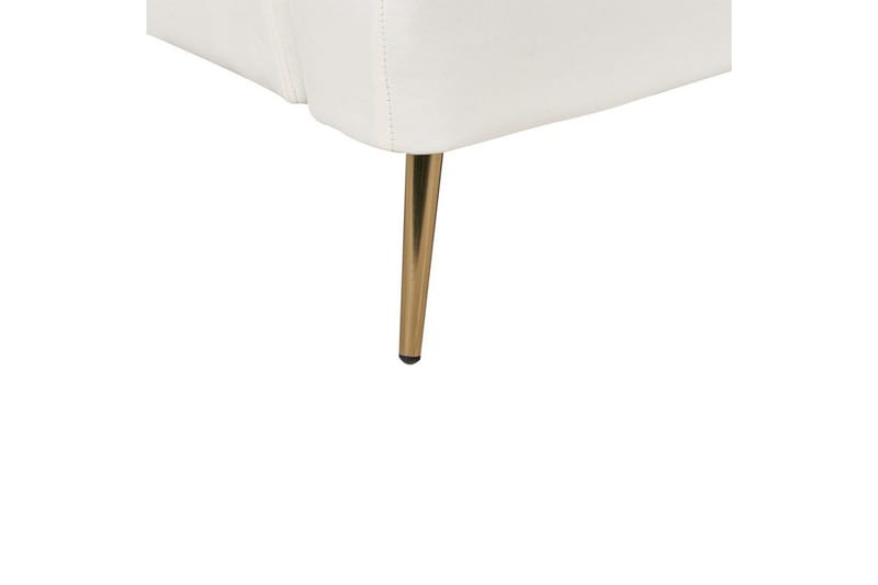Bäddsoffa Vettre - Vitt, guld - Möbler - Soffa - Bäddsoffa - 3 sits bäddsoffa