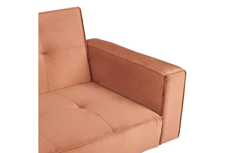Bäddsoffa Visnes Brun, Guld - Brun, Guld - Möbler - Soffa - Bäddsoffa - 3 sits bäddsoffa