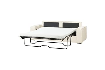 Bäddsoffa Vuokatti Vit - Vit - Möbler - Soffa - Bäddsoffa - 2 sits bäddsoffa