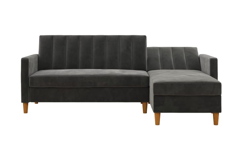 Bäddsoffa Wheatride - Mörkgrå - Möbler - Soffa - Bäddsoffa - Bäddsoffa längsbäddad