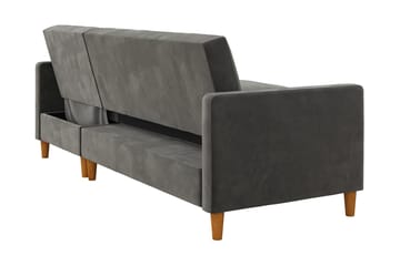 Bäddsoffa Wheatride - Mörkgrå - Möbler - Soffa - Bäddsoffa - Bäddsoffa längsbäddad