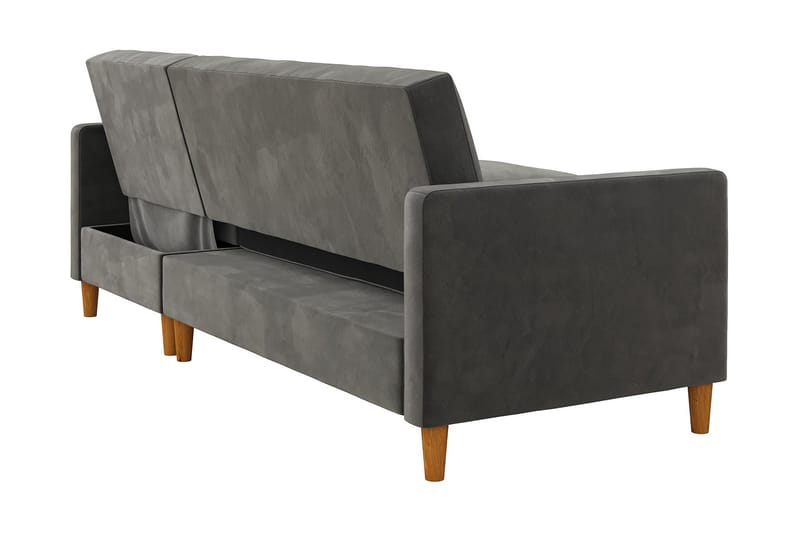 Bäddsoffa Wheatride - Mörkgrå - Möbler - Soffa - Bäddsoffa - Bäddsoffa längsbäddad