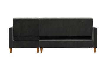 Bäddsoffa Wheatride - Mörkgrå - Möbler - Soffa - Bäddsoffa - Bäddsoffa längsbäddad