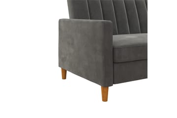 Bäddsoffa Wheatride - Mörkgrå - Möbler - Soffa - Bäddsoffa - Bäddsoffa längsbäddad