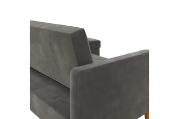 Bäddsoffa Wheatride - Mörkgrå - Möbler - Soffa - Bäddsoffa - Bäddsoffa längsbäddad