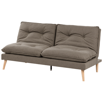 Bäddsoffa Yila - Brun - Möbler - Soffa - Bäddsoffa - 3 sits bäddsoffa
