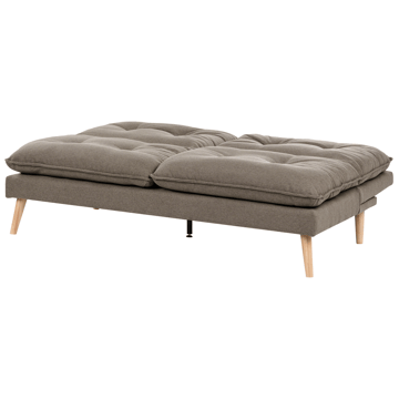 Bäddsoffa Yila - Brun - Möbler - Soffa - Bäddsoffa - 3 sits bäddsoffa