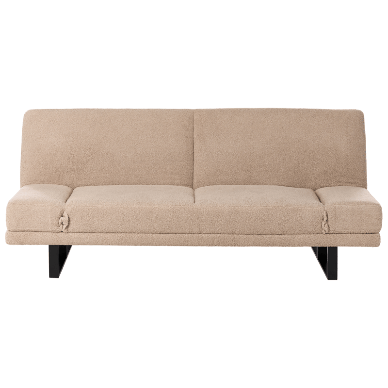 Bäddsoffa York Bouclé - Sandbeige - Möbler - Soffa - Bäddsoffa - 2 sits bäddsoffa