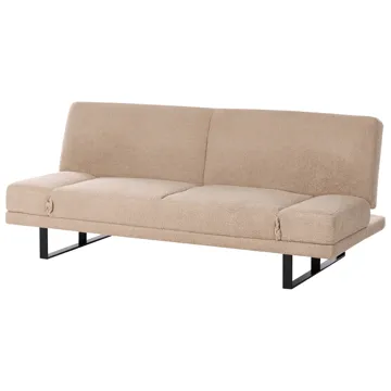 Bäddsoffa York Bouclé - Sandbeige - Möbler - Soffa - Bäddsoffa - 2 sits bäddsoffa