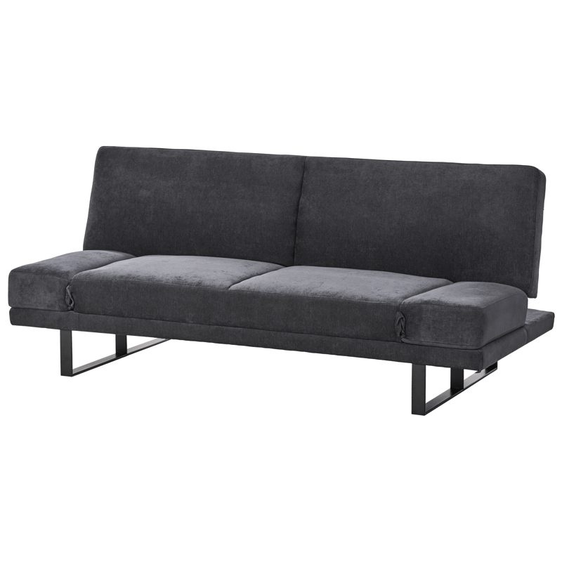 Bäddsoffa York Chenille - Svart - Möbler - Soffa - Bäddsoffa - 2 sits bäddsoffa
