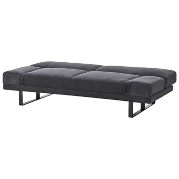 Bäddsoffa York Chenille - Svart - Möbler - Soffa - Bäddsoffa - 2 sits bäddsoffa