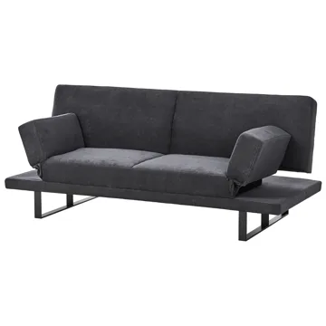Bäddsoffa York Chenille - Svart - Möbler - Soffa - Bäddsoffa - 2 sits bäddsoffa