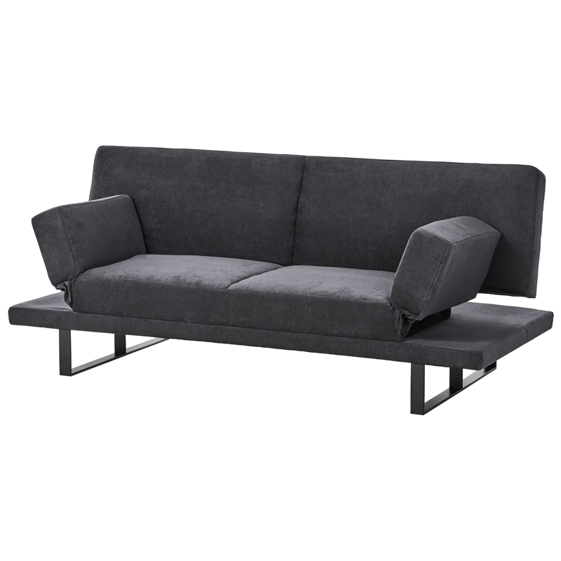 Bäddsoffa York Chenille - Svart - Möbler - Soffa - Bäddsoffa - 2 sits bäddsoffa