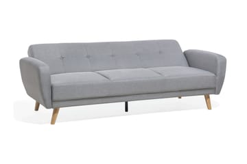 Bädssofa Florli 214 cm - Grå - Möbler - Soffa - Bäddsoffa - Bäddsoffa längsbäddad