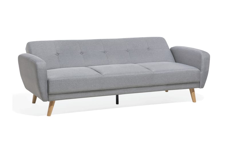 Bädssofa Florli 214 cm - Grå - Möbler - Soffa - Bäddsoffa - Bäddsoffa längsbäddad