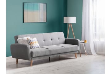 Bädssofa Florli 214 cm - Grå - Möbler - Soffa - Bäddsoffa - Bäddsoffa längsbäddad