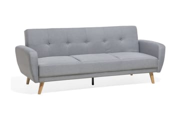 Bädssofa Florli 214 cm - Grå - Möbler - Soffa - Bäddsoffa - Bäddsoffa längsbäddad