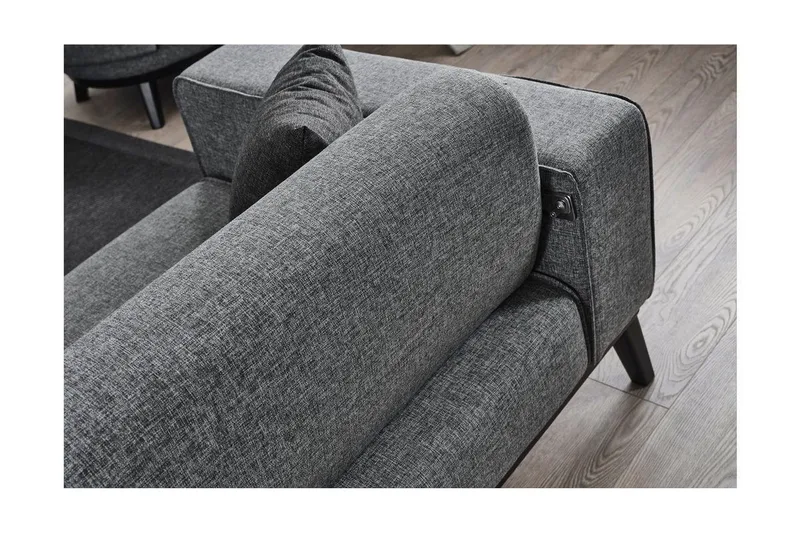 Banjo Bäddsoffa 4-sits - Ljusgrå - Möbler - Soffa - Bäddsoffa - 4 sits bäddsoffa