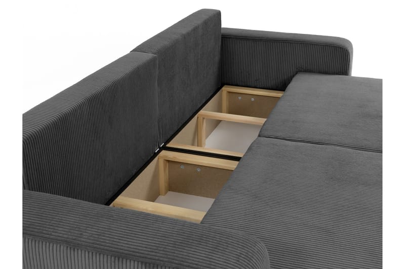 Barile Bäddsoffa 3-sits i Plysch - Vit - Möbler - Soffa - Bäddsoffa - 3 sits bäddsoffa
