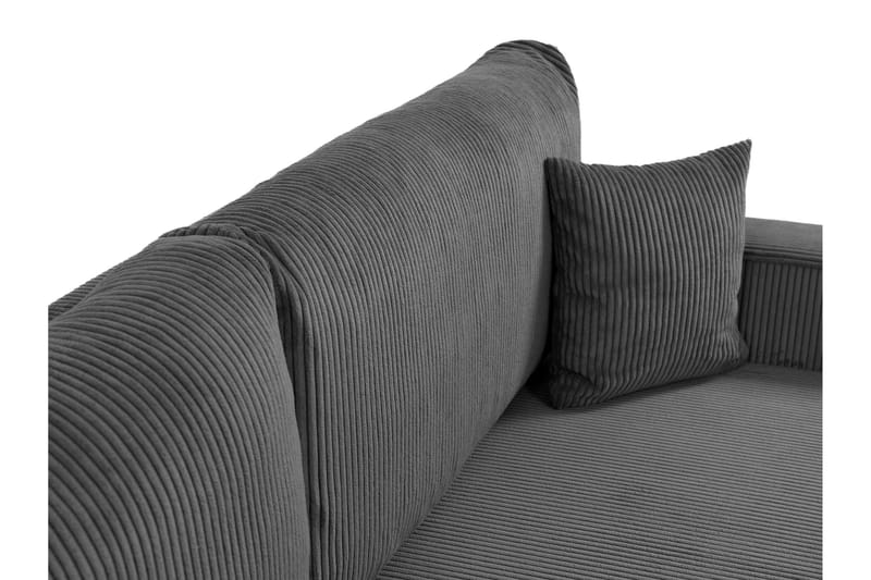 Barile Bäddsoffa 3-sits i Plysch - Vit - Möbler - Soffa - Bäddsoffa - 3 sits bäddsoffa
