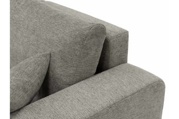 Barile Bäddsoffa Dubbeldivan 4-sits i Plysch - Vit - Möbler - Soffa - Bäddsoffa - U bäddsoffa