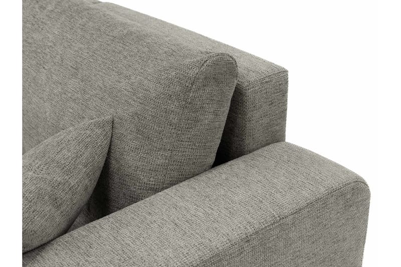 Barile Bäddsoffa Dubbeldivan 4-sits i Plysch - Vit - Möbler - Soffa - Bäddsoffa - U bäddsoffa