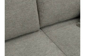 Barile Bäddsoffa Dubbeldivan 4-sits i Plysch - Brun - Möbler - Soffa - Bäddsoffa - U bäddsoffa