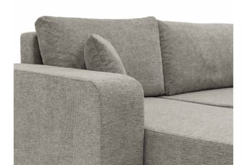 Barile Bäddsoffa med Divan 3-sits i Plysch - Brun - Möbler - Soffa - Bäddsoffa - Bäddsoffa divan