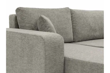 Barile Bäddsoffa med Divan 3-sits i Plysch - Beige - Möbler - Soffa - Bäddsoffa - Bäddsoffa divan