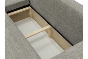 Barile Bäddsoffa med Divan 3-sits i Plysch - Beige - Möbler - Soffa - Bäddsoffa - Bäddsoffa divan