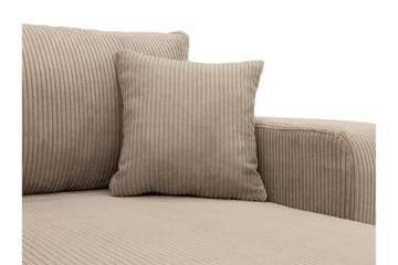Barile Bäddsoffa med Divan 3-sits i Plysch - Brun - Möbler - Soffa - Bäddsoffa - Bäddsoffa divan