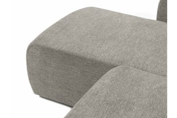 Barile Bäddsoffa med Divan 3-sits i Plysch - Vit - Möbler - Soffa - Bäddsoffa - Bäddsoffa divan