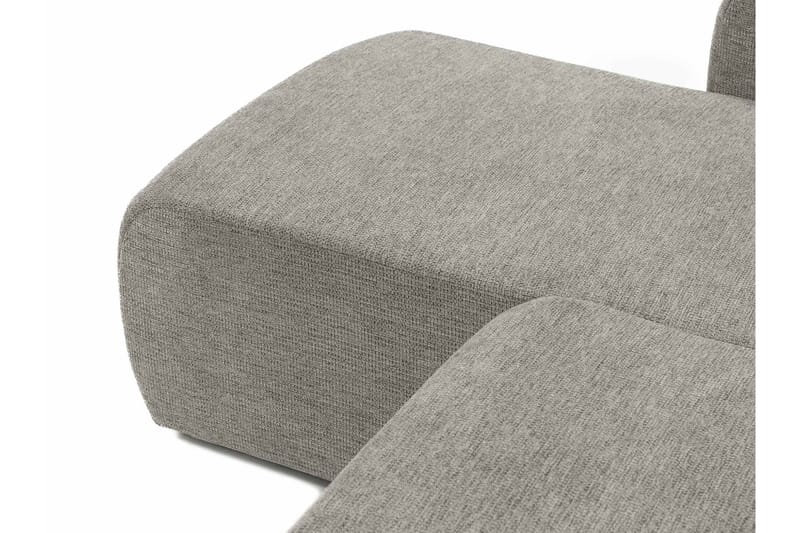 Barile Bäddsoffa med Divan 3-sits i Plysch - Vit - Möbler - Soffa - Bäddsoffa - Bäddsoffa divan