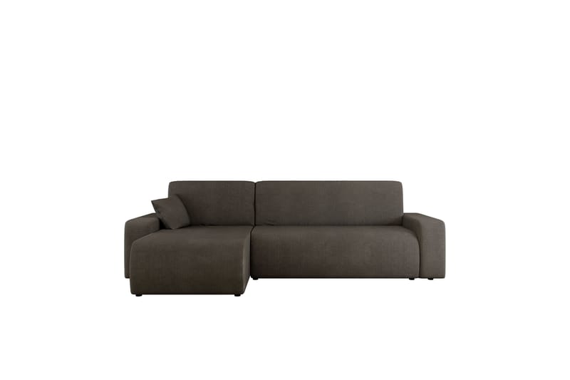 Barile Bäddsoffa med Divan 3-sits i Plysch - Grå - Möbler - Soffa - Bäddsoffa - Bäddsoffa divan