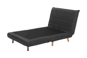 Bascas 1-sits Rektangulär Bäddbar Fällbar Bäddsoffa i Tyg - Grå - Möbler - Soffa - Bäddsoffa - Framåtbäddad bäddsoffa