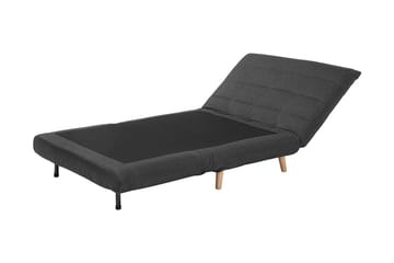 Bascas 1-sits Rektangulär Bäddbar Fällbar Bäddsoffa i Tyg - Grå - Möbler - Soffa - Bäddsoffa - Framåtbäddad bäddsoffa