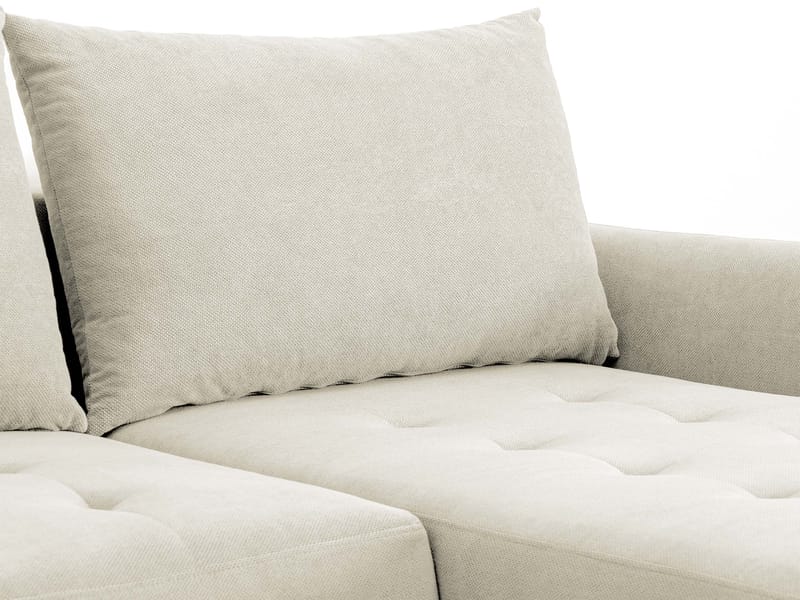Bastos 3-sits Bäddsoffa med Divan Vänstervänd - Mörkbeige - Möbler - Soffa - Bäddsoffa - Bäddsoffa längsbäddad