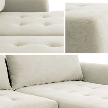 Bastos 3-sits Bäddsoffa med Divan Vänstervänd - Mörkbeige - Möbler - Soffa - Bäddsoffa - Bäddsoffa längsbäddad