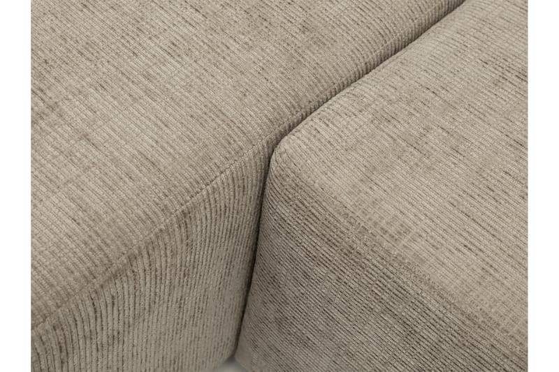 Bella Bäddsoffa med Divan 3-sits i Plysch - Beige - Möbler - Soffa - Bäddsoffa - Bäddsoffa divan