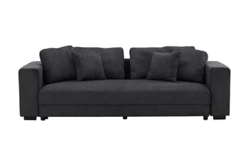 Bellman 3-sits Rektangulär Framåtbäddad Bäddsoffa i Manchestertyg - Antracit - Möbler - Soffa - Bäddsoffa - Framåtbäddad bäddsoffa