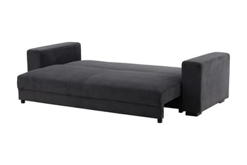 Bellman 3-sits Rektangulär Framåtbäddad Bäddsoffa i Manchestertyg - Antracit - Möbler - Soffa - Bäddsoffa - Framåtbäddad bäddsoffa