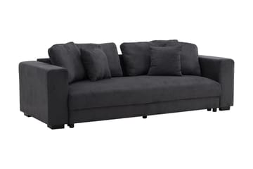 Bellman 3-sits Rektangulär Framåtbäddad Bäddsoffa i Manchestertyg - Antracit - Möbler - Soffa - Bäddsoffa - Framåtbäddad bäddsoffa