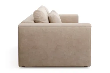 Bergen Extra Djup 3-sits Bäddsoffa med förvaring - Beige - Möbler - Soffa - Bäddsoffa - 3 sits bäddsoffa