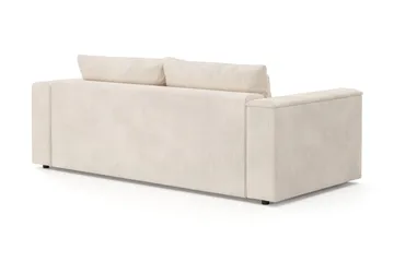 Bergen Extra Djup 3-sits Bäddsoffa med förvaring i manchester - Beige - Möbler - Soffa - Bäddsoffa - 3 sits bäddsoffa