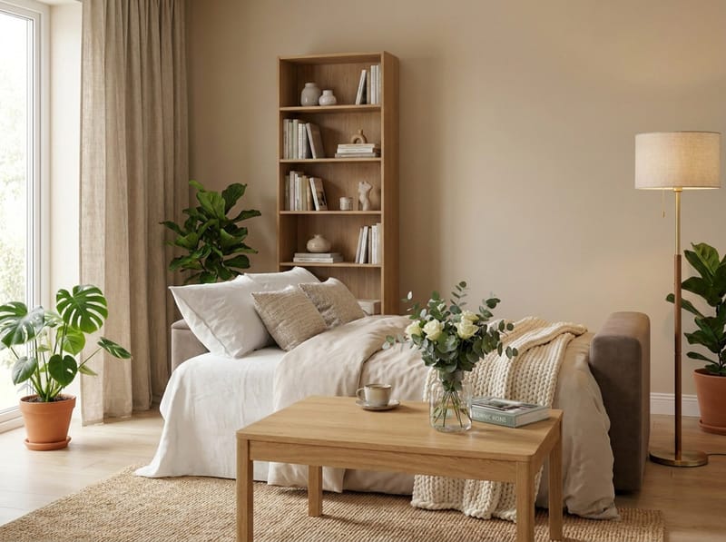 Bergen Extra Djup Framåtbäddad 3-sits Bäddsoffa med förvaring - Brun - Möbler - Soffa - Bäddsoffa - 3 sits bäddsoffa