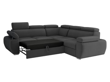 Binche 5-sits Bäddsoffa hörn med förvaring - Beige - Möbler - Soffa - Bäddsoffa - Hörnbäddsoffa