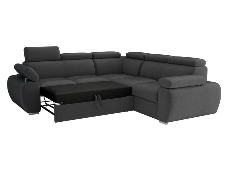 Binche 5-sits Bäddsoffa hörn med förvaring - Brun - Möbler - Soffa - Bäddsoffa - Hörnbäddsoffa